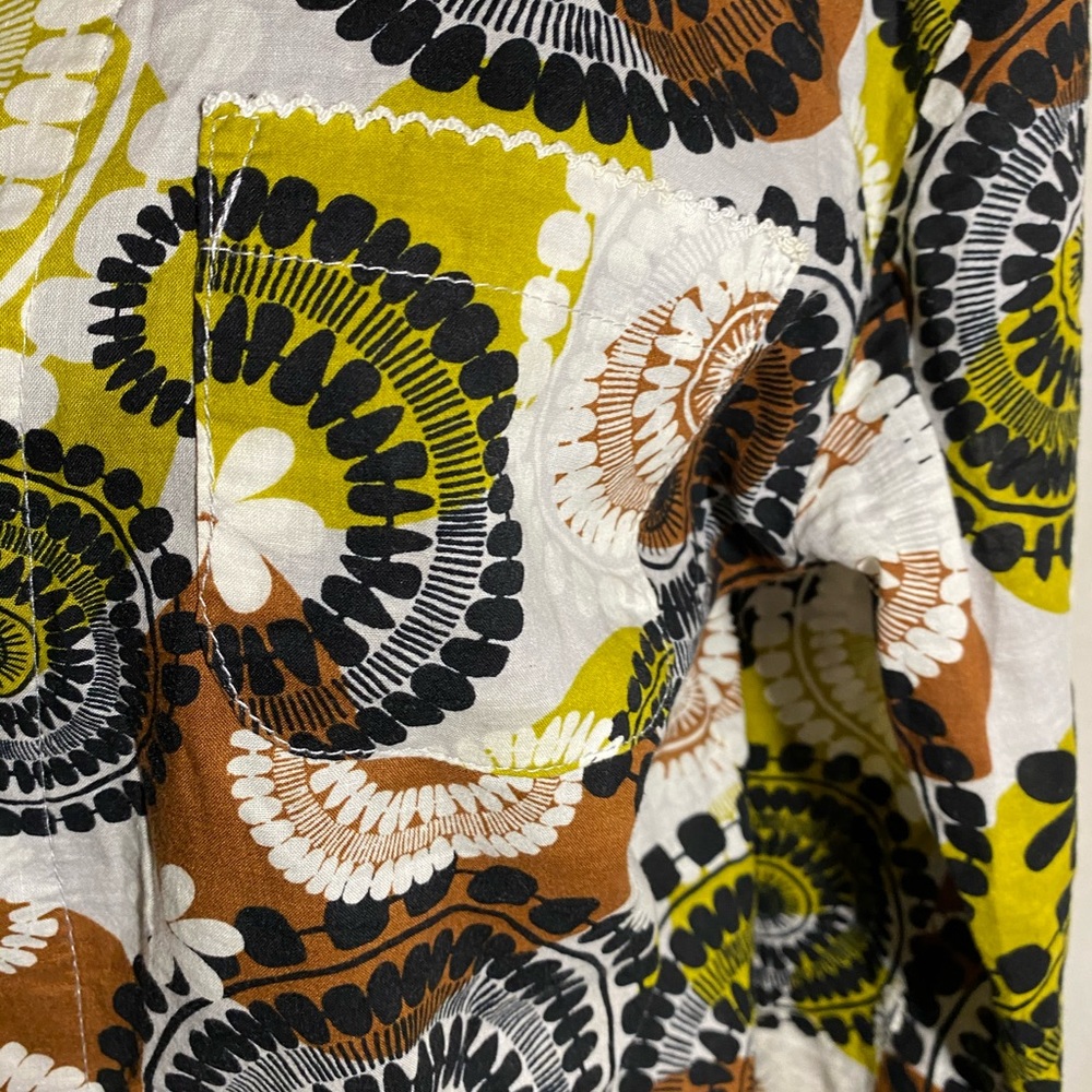 Vera Bradley Patterned Multi Color Button Down - image 3